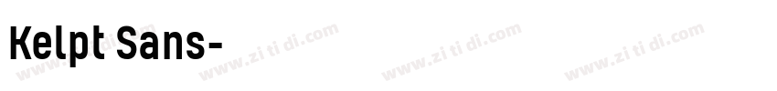 Kelpt Sans字体转换